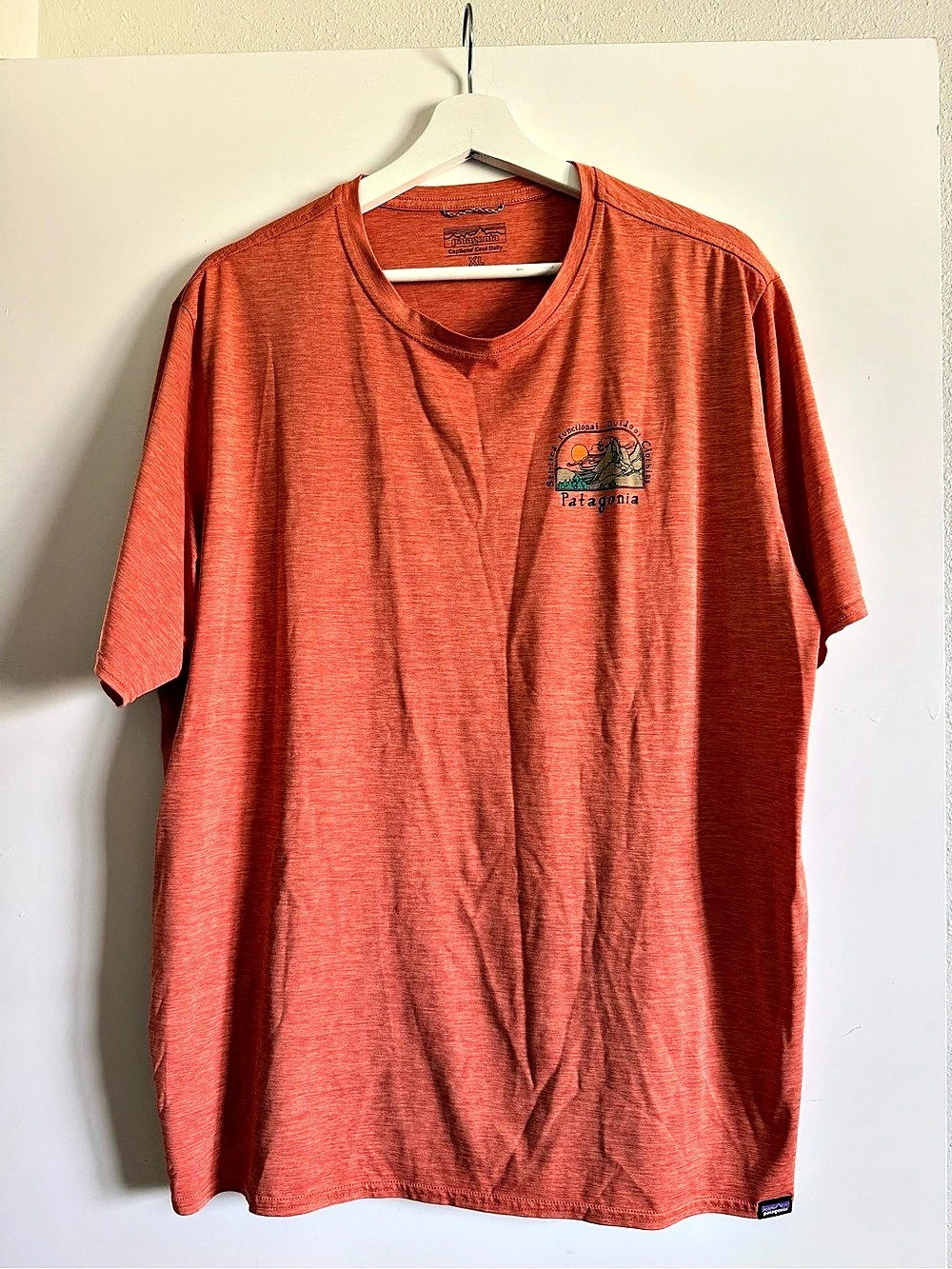 Patagonia Men's Capilene® Cool Daily Graphic Shirt Orange XL